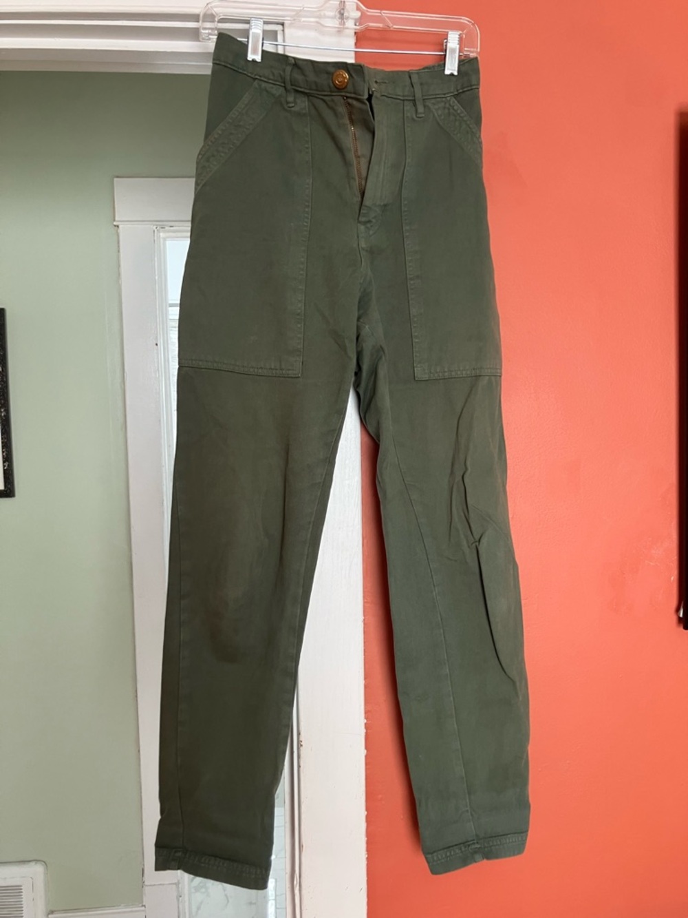 Big Bud Press dark emerald green Pencil Pants